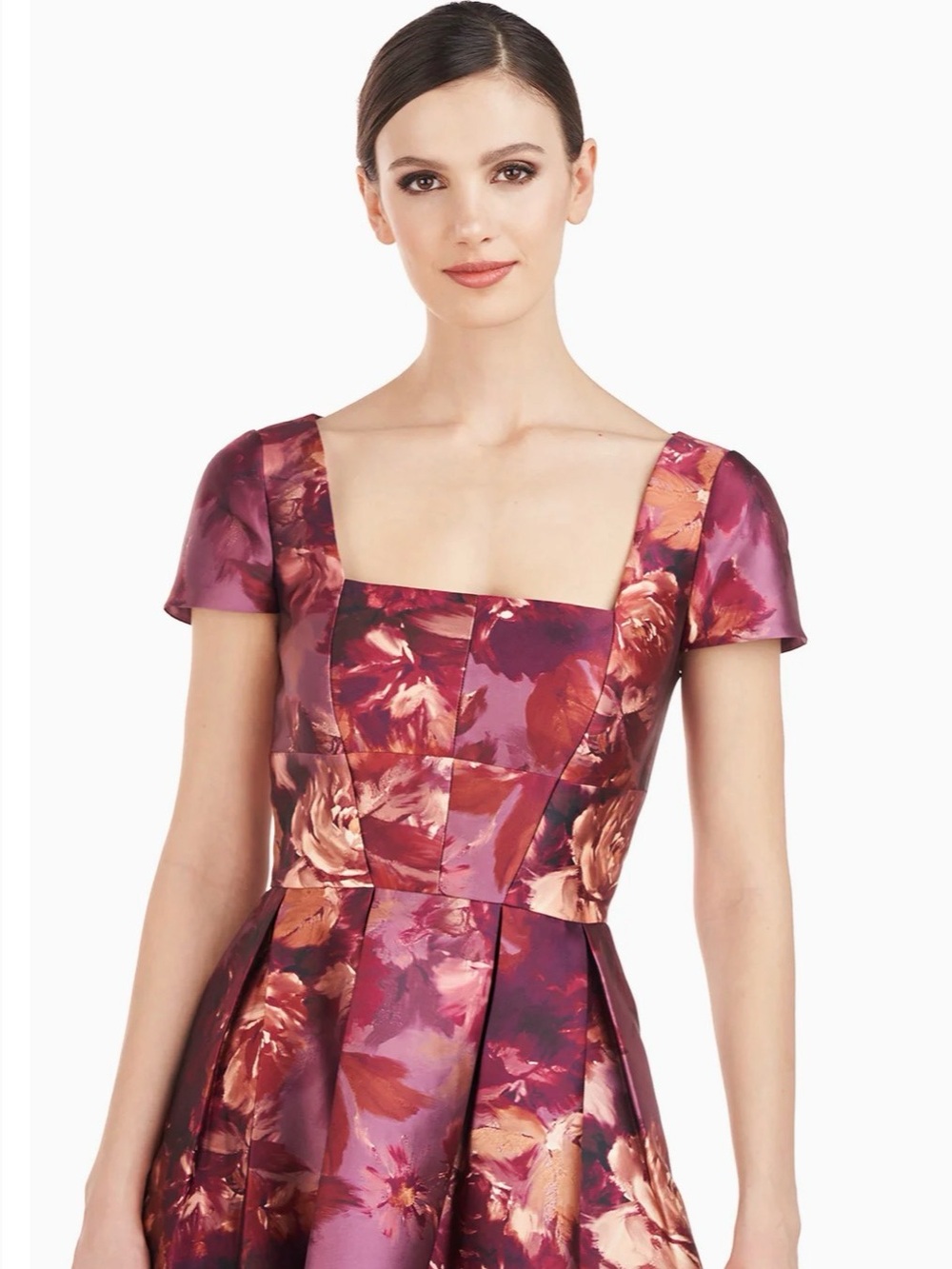 Kay Unger Teirney Tea Length Dress View 4
